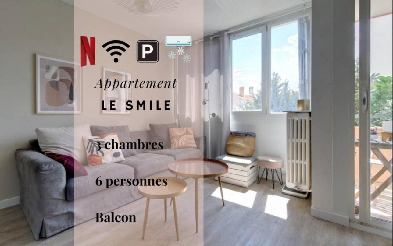Le Smile - 3 Bedrooms - 8Pers - Parking - Centre Gare 蒙彼利埃 外观 照片